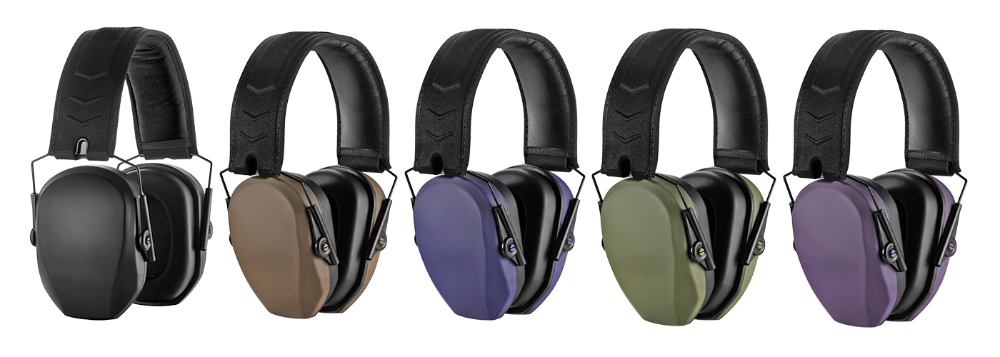 EM018 Passive Shooting Hearing Protection is Available in Five Colors 