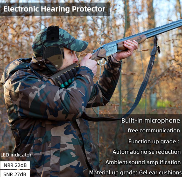 electronic hearing protection for shooting