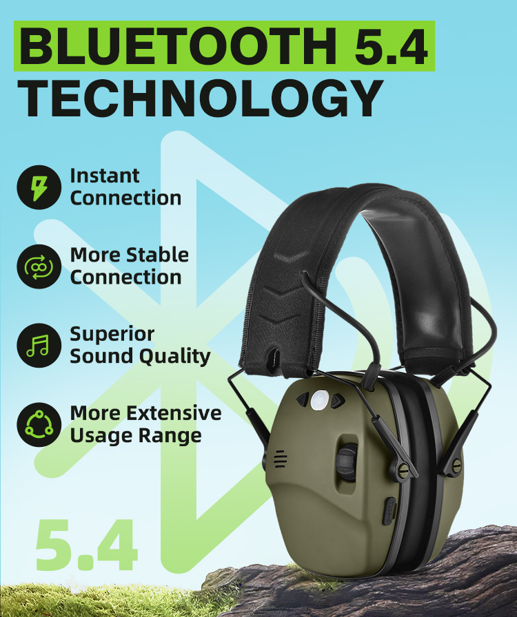 Noise Canceling Tactical Headset Anti Noise Sport Electronic Hearing Protection Earmuffs Active Tactical Headphones
