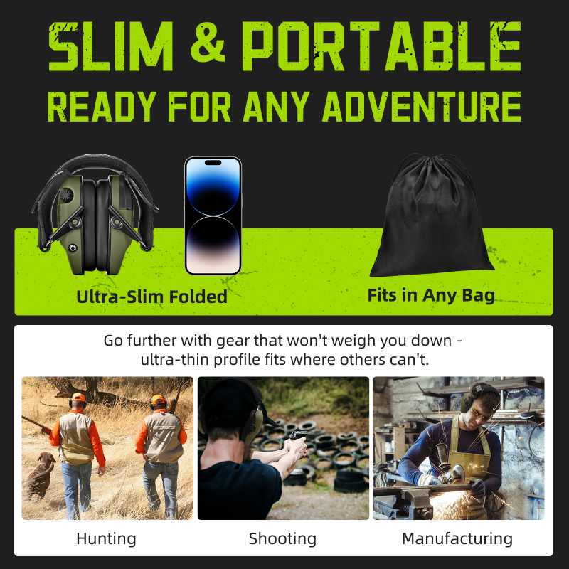 EM022 Electronic Ear Protection for Shooting