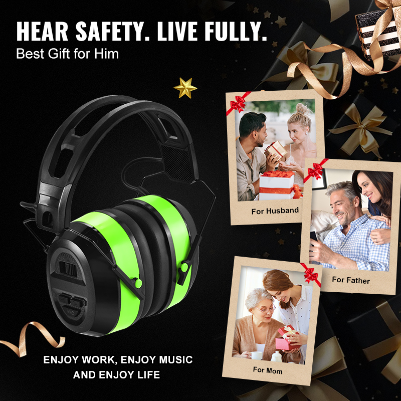EM039 Bluetooth 6.0 Hearing Protection with Hi-Fi Rechargeable Battery Noise Reduction Safety Earmuffs for Mowing Workshops Snowblowing EM039 Bluetooth 6.0 Hearing Protection with Hi-Fi Rechargeable Battery Noise Reduction Safety Earmuffs for Mowing Workshops Snowblowing