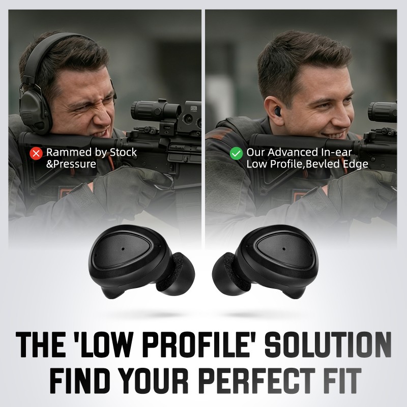 EP03 Rechargeable Active Noise Cancelling Shooting Earplugs Wireless Noise Isolation Hunting Earbuds Bluetooth Electronic Earplugs EP03 Rechargeable Active Noise Cancelling Shooting Earplugs Wireless Noise Isolation Hunting Earbuds Bluetooth Electronic Earplugs
