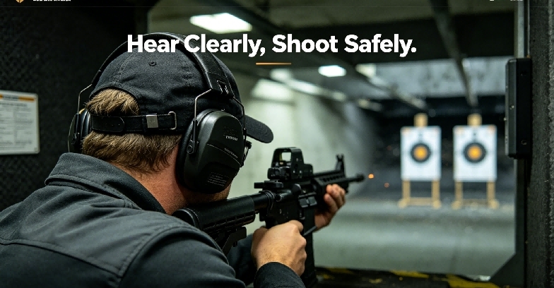 Electronic shooting earmuff product detail
