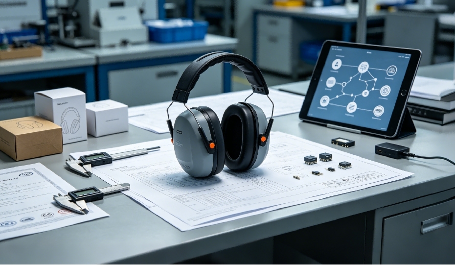 Manufacturer checklist for Bluetooth DAB radio safety earmuff sourcing