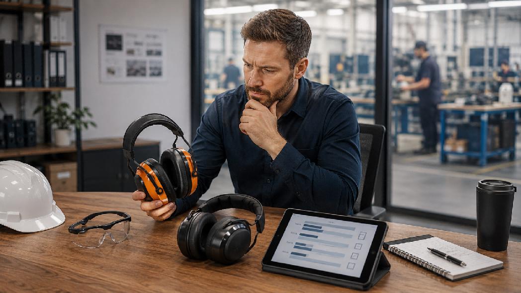 ANC headphones versus hearing protection earmuffs