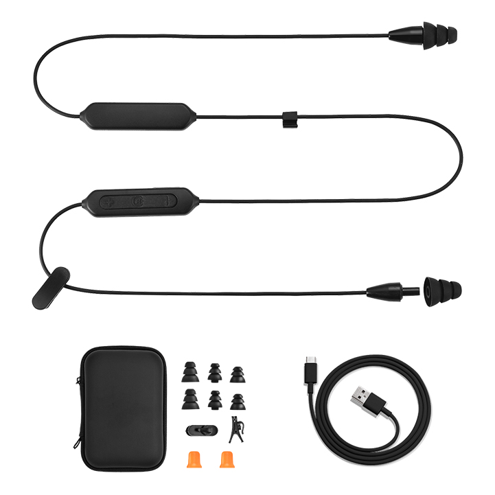 27dB SNR Safety Bluetooth Neck Earbuds Shooting Hunting Industrial Labor Protection Headphones 27dB SNR Safety Bluetooth Neck Earbuds Shooting Hunting Industrial Labor Protection Headphones
