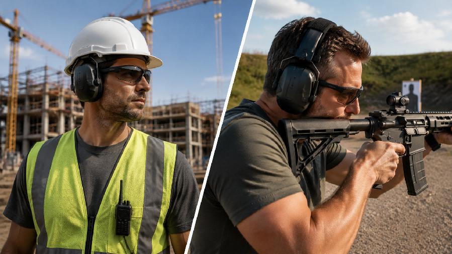 Foldable electronic earmuff adoption across shooters and industrial workers
