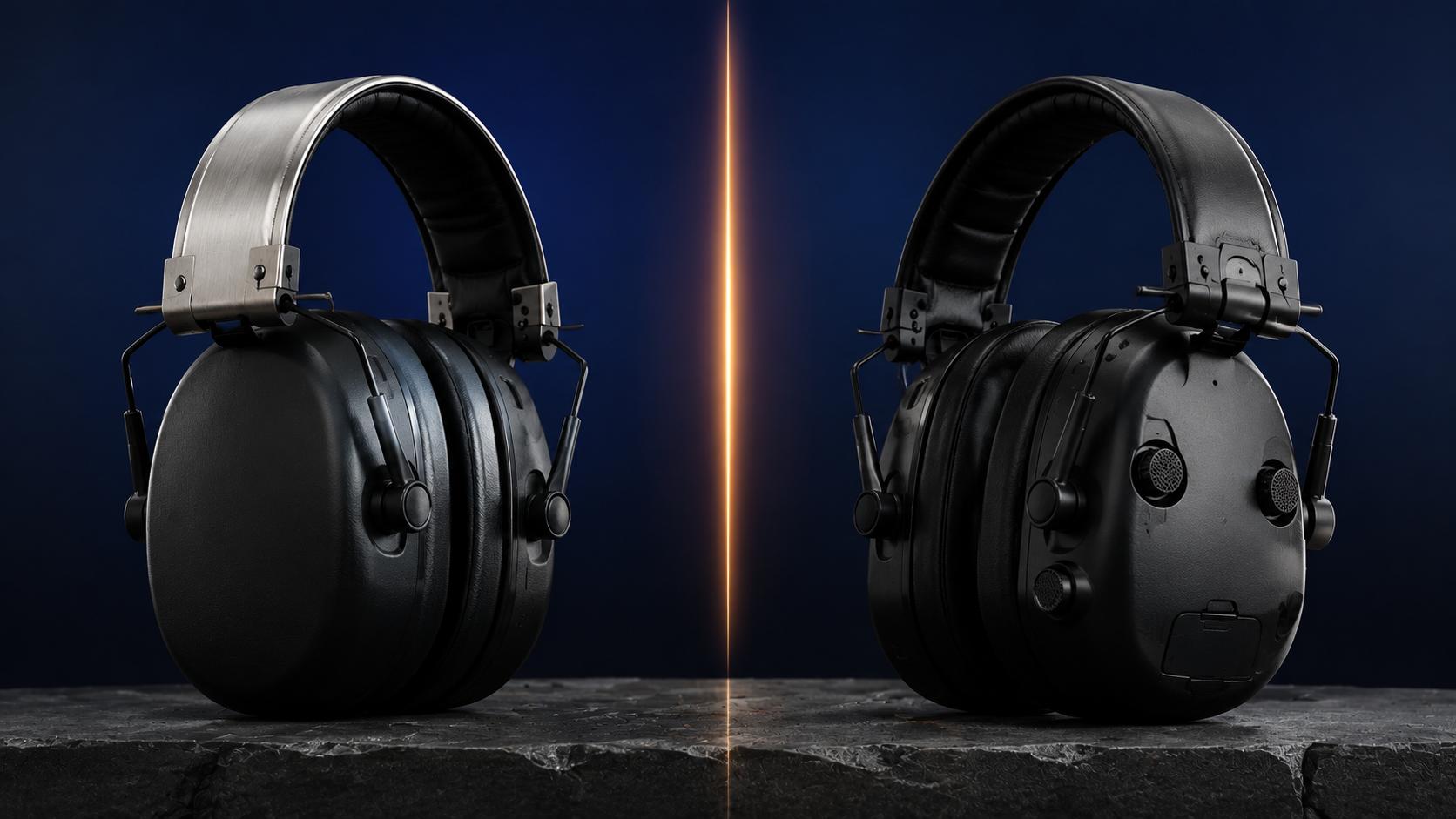 Passive vs Electronic Shooting Ear Protectors - ZH SafetyTech SR Series