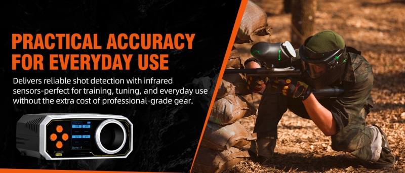 ZH6000 Upgrade Airsoft Shooting Chronograph, Gun Speed Tester for Airsoft, Ballistic Shooting, Paintball Bullet Velocity Tester, MPS/FPS Joules Air Rifle, Accurate ZH6000 Upgrade Airsoft Shooting Chronograph, Gun Speed Tester for Airsoft, Ballistic Shooting, Paintball Bullet Velocity Tester, MPS/FPS Joules Air Rifle, Accurate