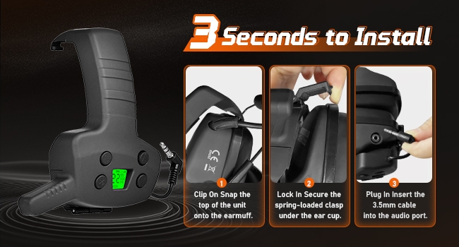RH09 Bluetooth Walkie Talkie Module for Shooting Earmuffs RH09 Bluetooth Walkie Talkie Module for Shooting Earmuffs