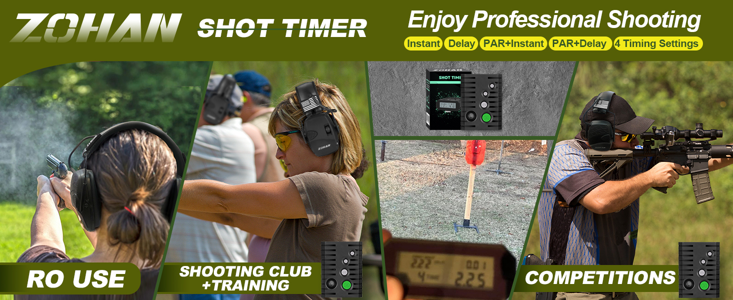 ST-01 The Ultimate Shot Timer for Shooting Competition - Ideal for Steel Challenge Speed Shooting, SCSA, USPSA, IPSC, IDPA ST-01 The Ultimate Shot Timer for Shooting Competition - Ideal for Steel Challenge Speed Shooting, SCSA, USPSA, IPSC, IDPA