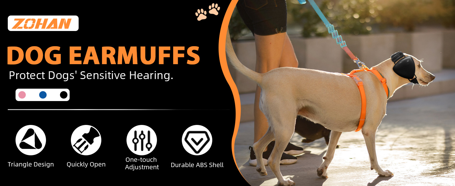 DG-01 Dog Ear Muffs for Noise Protection, Comfort Dog Noise Cancelling Ear Muffs with Fast Snap Lock for Fireworks, Thunder, Vacuums DG-01 Dog Ear Muffs for Noise Protection, Comfort Dog Noise Cancelling Ear Muffs with Fast Snap Lock for Fireworks, Thunder, Vacuums