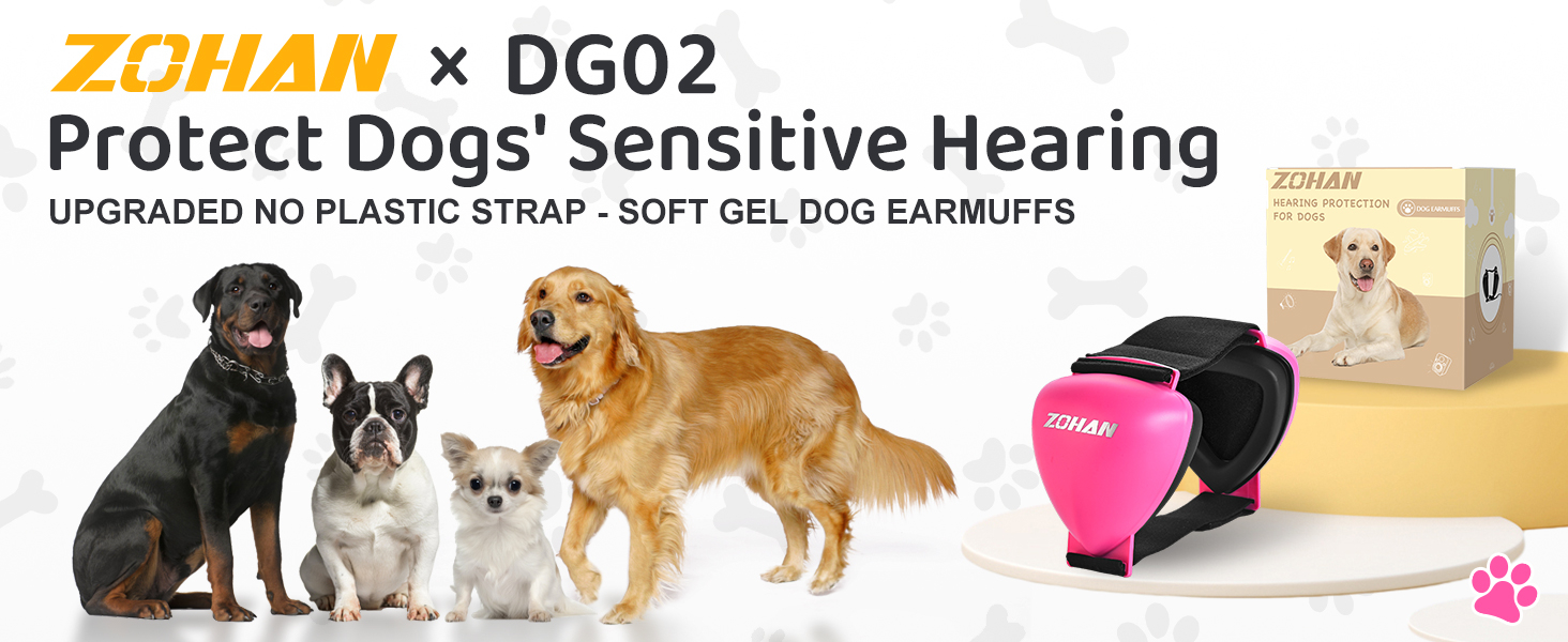 DG02 Upgraded Dog Ear Muffs Noise Protection - Dog Headphones Noise Cancelling with No Plastic for Fireworks, Thunder DG02 Upgraded Dog Ear Muffs Noise Protection - Dog Headphones Noise Cancelling with No Plastic for Fireworks, Thunder