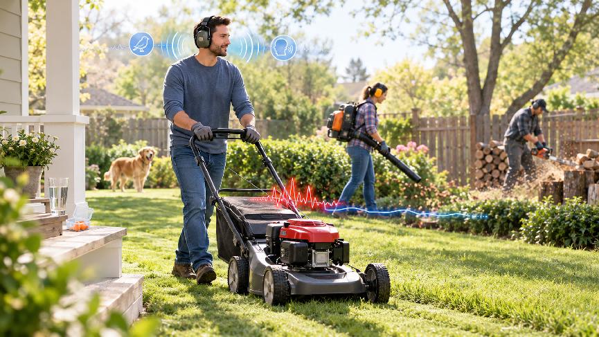 Spring Yard Work Hearing Protection — A ZH SafetyTech Guide Spring Yard Work Hearing Protection — A ZH SafetyTech Guide