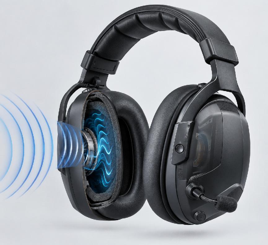 High NRR 31 Active Noise Cancelling Earmuffs: Pairing Passive Blocking with Active Low-Frequency Reduction High NRR 31 Active Noise Cancelling Earmuffs: Pairing Passive Blocking with Active Low-Frequency Reduction