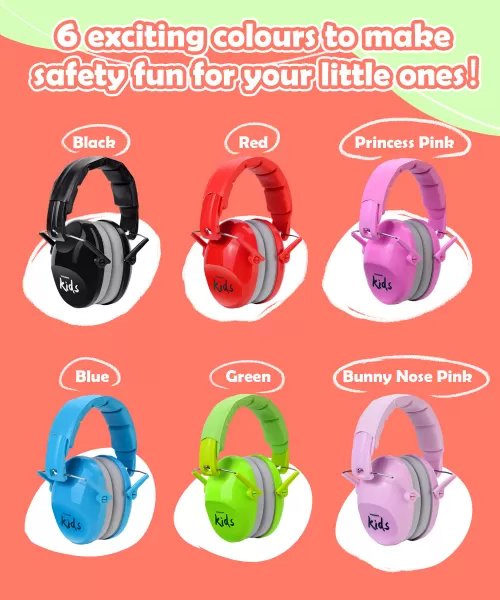 EM032 Ultra Lightweight And Soft Kids Ear Protector