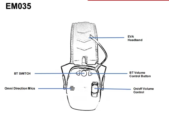 Noise Canceling Tactical Headset Anti Noise Sport Electronic Hearing Protection Earmuffs Active Tactical Headphones