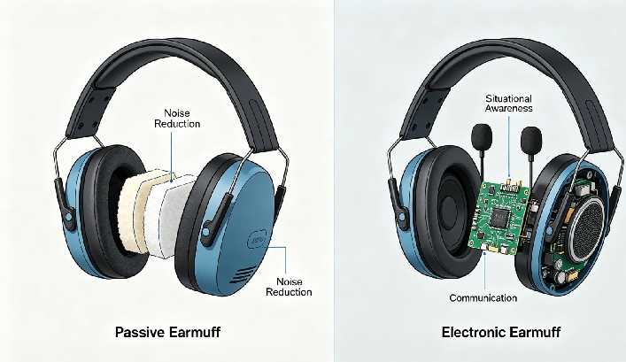 Electronic Shooting Earmuff vs Passive Earmuff: Which Is Better for Shooting?