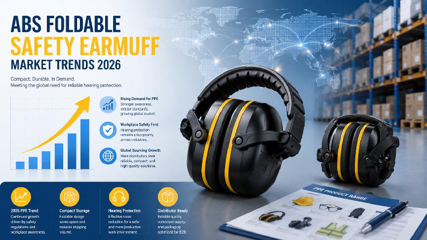 ABS Foldable Safety Earmuff Market Trends 2026: Why Compact Hearing Protection Is Growing in PPE Sourcing