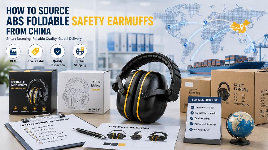 How to Source ABS Foldable Safety Earmuffs from China: OEM and Distributor Checklist for 2026