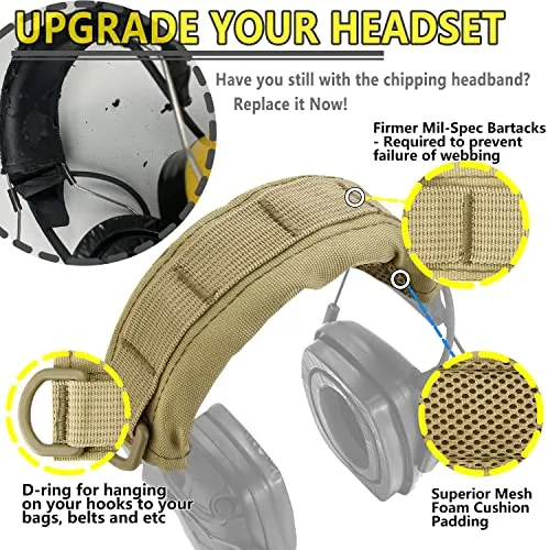 HC01 Headset Cover Tactical Advanced Earmuffs Modular Cover Fit for 3M WorkTunes Peltor Howard Leight Impact Walkers Razor