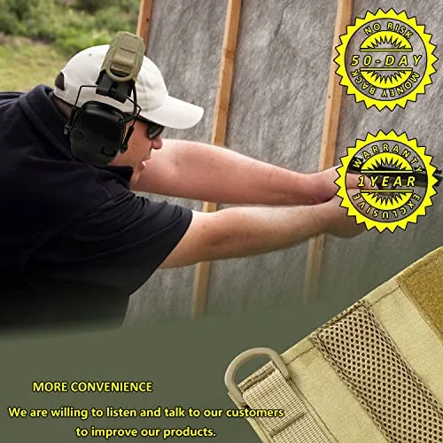 HC01 Headset Cover Tactical Advanced Earmuffs Modular Cover Fit for 3M WorkTunes Peltor Howard Leight Impact Walkers Razor