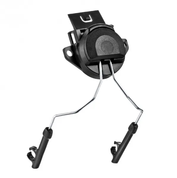 BRO4 Tactical Helmet Rail Adapter Headset Mount, ARC Rail Headphone Holder Bracket for Noise‑Reduction Earmuffs, Helmet Accessory for Shooting Hunting Airsoft