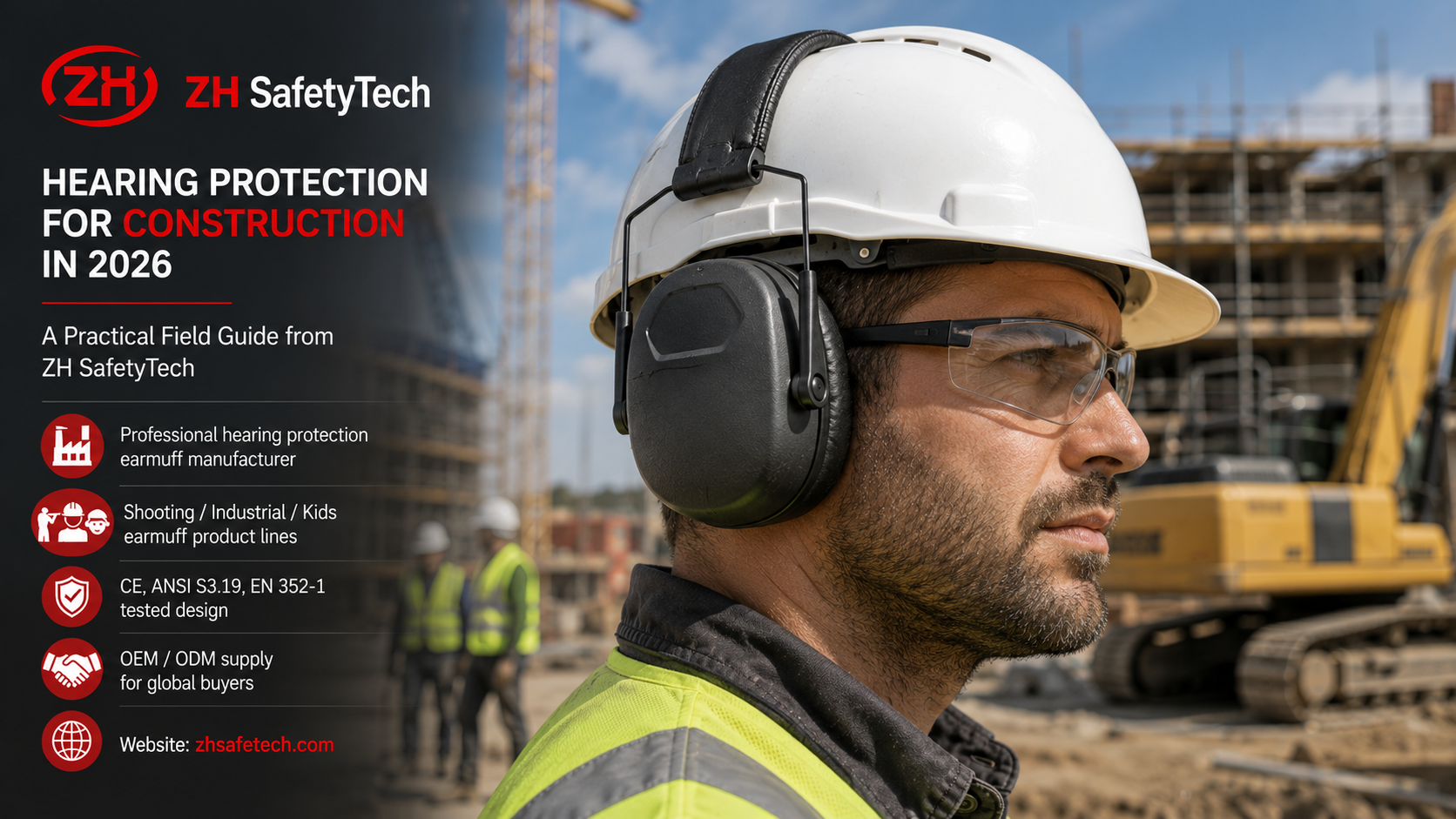 Hearing Protection for Construction in 2026: A Practical Field Guide from ZH SafetyTech