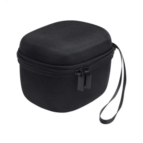 HC-02 Shooting Earmuff Hard Storage Carrying Case, Anti‑Collision EVA Protective Bag for Tactical Hearing Protection Earmuffs, Zippered Travel Pouch with Mesh Pocket