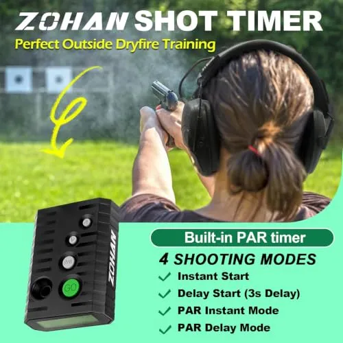 ST-01 The Ultimate Shot Timer for Shooting Competition - Ideal for Steel Challenge Speed Shooting, SCSA, USPSA, IPSC, IDPA