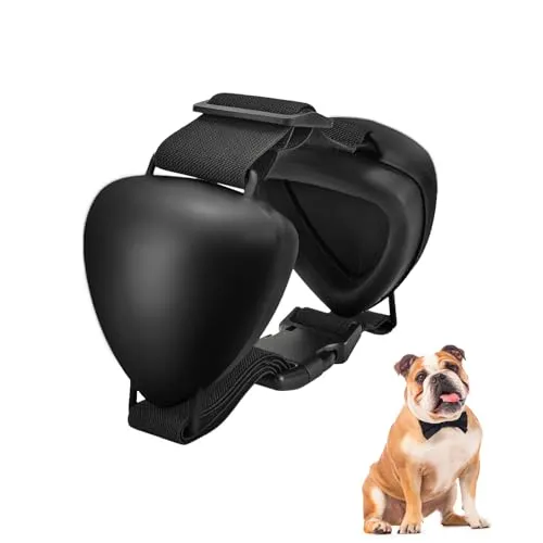 DG-01 Dog Ear Muffs for Noise Protection, Comfort Dog Noise Cancelling Ear Muffs with Fast Snap Lock for Fireworks, Thunder, Vacuums
