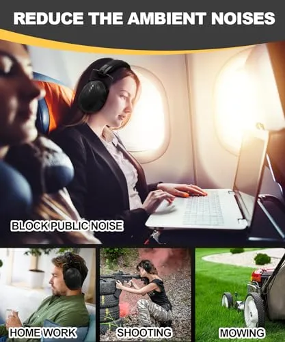 Shooting Work 25db Nrr Over Ear Headphones Passive Hearing Protection Noise Reduction Earmuffs for Adult