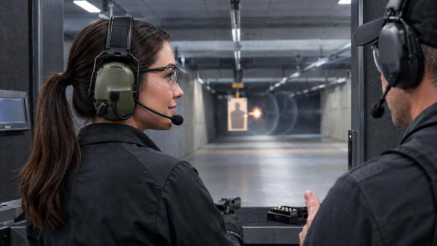 Shooting Range Earmuffs with a Boom Mic: Staying Protected and Connected